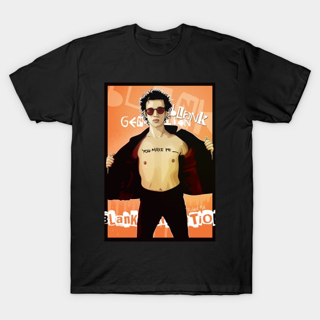 Richard Hell T-Shirt by makarxart